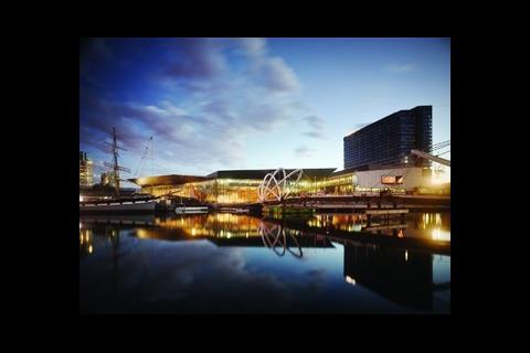 convention centre at Dusk